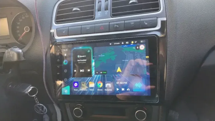 Магнитола для Volkswagen Polo 2009-2020 (рамка черная глянцевая) - Teyes CC3L на Android 10, 8-ядер, CarPlay, 4G SIM-слот