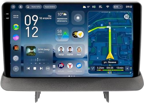 Магнитола для Opel Mokka 2012-2016 (рамка тип 2) - Teyes CC4-PRO монитор 9.5" 2K QLED на Android 13, Snapdragon 778G, ИИ, CarPlay, DSP, 4G SIM-слот