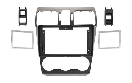 Комплект рамки с разъёмами 9" Subaru Forester 2012-2018 , Impreza, XV 2011-2017 универсальная рамка, окантовки в комплекте отдельно