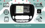 Магнитола для KIA Soul 2014-2019 (кондиционер, рамка матовая) - Vaycar VA27-526M-2K на Android 13, Быстрая, 2K QLED, CarPlay, 4G SIM-слот