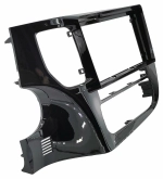 Магнитола для Mitsubishi Outlander 3 2012-2022 (овальный климат) - FarCar BX1006M-360 монитор 9.5" 2K QLED на Android 13, 6Гб+128Гб, CarPlay, 4G SIM-слот, 4 камеры в комплекте