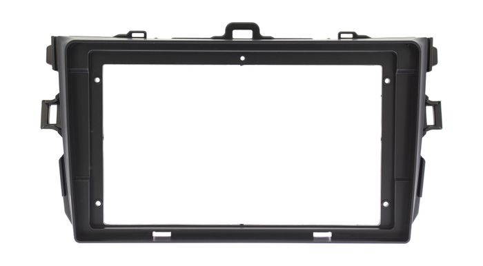 Комплект рамки с разъёмами 9" Toyota Corolla Axio, Fielder 2006-2013 (чёрная) MFB дисплея