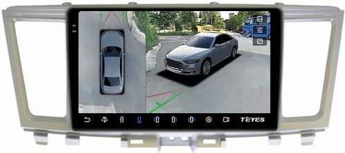 Магнитола для Infiniti QX60, JX35 2012-2016 (пластиковый верх) - Teyes CC3-2K-360 монитор 9.5" 2K QLED на Android 10, 6Гб+128Гб, CarPlay, 4G SIM-слот, 4 камеры в комплекте