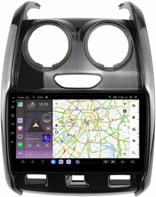 Магнитола для Renault Duster 2015-2020, Lada Largus 2021+ - Kuberg OL-9115-2 QLed, Android 13, TS20, CarPlay, SIM-слот