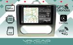 Магнитола для Ford Focus 2005 - 2011 (климат) - Vaycar VA17-003A-2K на Android 13, Быстрая, 2K QLED, CarPlay,4G SIM-слот