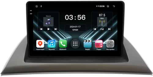 Магнитола для BMW X3 E83 2003-2010 - FarCar DX3034M монитор 9.5" IPS на Android 13, 4+64Гб, CarPlay