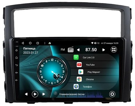 Магнитола для Mitsubishi Pajero 4 2006-2022 - Vaycar VA47-1009 на Android 13, 8-ядер, 4G SIM-слот