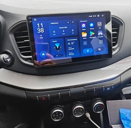 Магнитола для Lada Vesta NG 2023+ (ШГУ) - FarCar 7289B10 монитор 10.36" QLED на Android 14, TS18, CarPlay, 4G SIM-слот