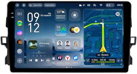 Магнитола для Toyota Auris E150 2006-2012 - Teyes CC4-PRO монитор 9.5" 2K QLED на Android 13, Snapdragon 778G, ИИ, CarPlay, DSP, 4G SIM-слот