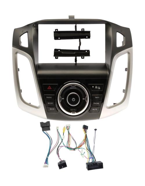 Комплект рамки с разъёмами 9" Ford Focus 3 2011-2019 шайба + кнопки