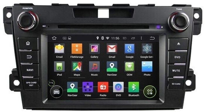 Магнитола для Mazda CX-7 2006-2012 - Kuberg MKD-7007-P6 на Android 10, 6-ТУРБО ядер, 4ГБ-64ГБ