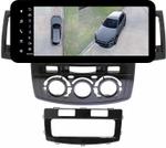 Магнитола для Toyota HiLux 7 2011-2015 - Teyes LUX ONE 360 монитор 12.3" 2K QLED на Android 10, Быстрая, CarPlay, 4G SIM-слот, 4 камеры в комплекте