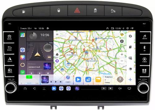 Магнитола для Peugeot 308 2007-2014, 408 2012-2022 - Kuberg OL-9961 (кнопки и крутилки) Android 13, TS20, 6+128Гб, CarPlay, 4G SIM-слот