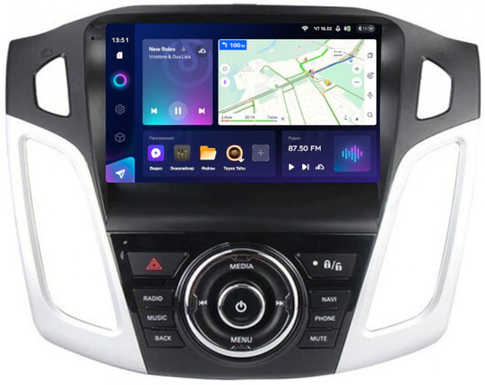 Магнитола для Ford Focus 3 2011-2019 - Teyes CC3-2K QLed Android 10, Быстрая, SIM-слот, CarPlay