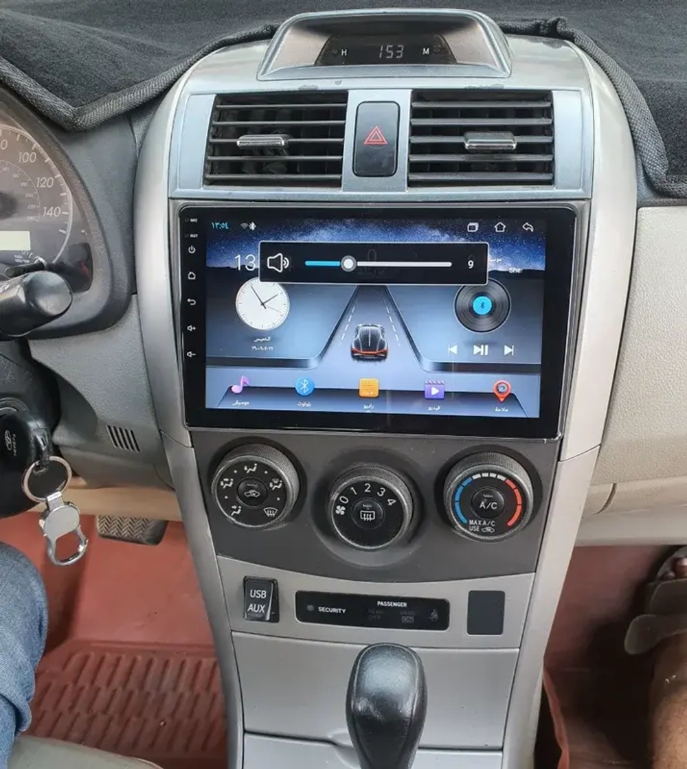 Магнитола для Toyota Corolla 2007-2013 - Parafar PF692XHD на Android 13, 8-ядер, 4Гб+64Гб, CarPlay, 4G SIM-слот