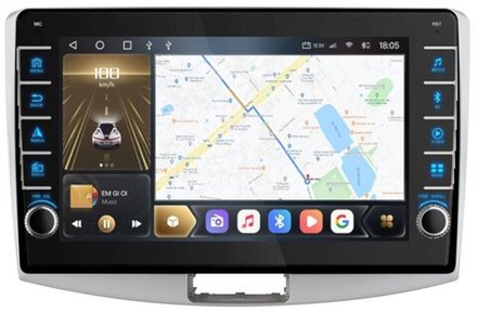 Магнитола для Volkswagen Passat 2005-2015 (B6, B7, CC) - Kuberg OL-1901 (кнопки и крутилки), Android 12, TS10, CarPlay, 4G SIM-слот
