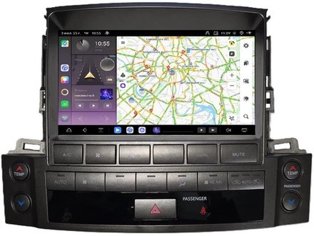 Магнитола для Lexus LX570 2007-2015 - Kuberg KP-L9001FW QLed+2K, Android 13, TS20, CarPlay, 4G SIM-слот