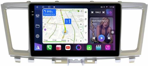 Магнитола для Infiniti QX60, JX35 2012-2016 (пластиковый верх) - FarCar BM9-9672 монитор 9.5" QLED на Android 14, TS10, 4+32Гб, CarPlay, 4G SIM-слот