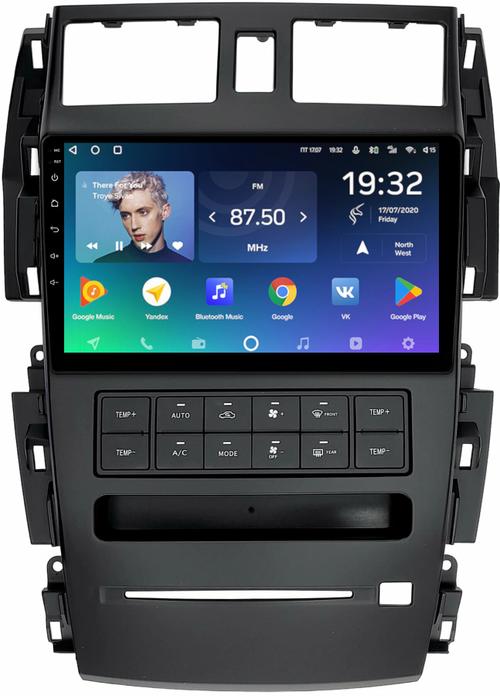 Магнитола для Nissan Teana J31 2003-2008 (большая рамка) - Teyes CC2 PLUS монитор 9" QLED на Android 10, ТОП процессор, 4Гб+64Гб, 4G SIM-слот