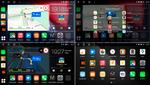 1DIN магнитола с поворотным 10" монитором - Canbox H-Line Android 10, Быстрая, CarPlay, 4G SIM-слот