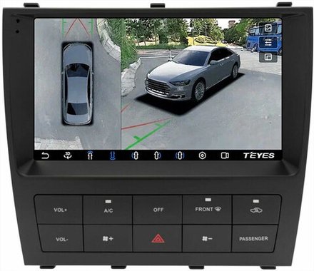Магнитола для Lexus IS200 XE10, Toyota Altezza 1998-2004 - Teyes CC3-2K-360 монитор 9.5" 2K QLED на Android 10, 6Гб+128Гб, CarPlay, 4G SIM-слот, 4 камеры в комплекте