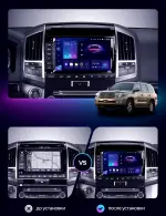 Магнитола для Toyota Land Cruiser 200 2010-2012 (климат на ШГУ) - Teyes CC3L монитор 9" IPS на Android 10, Быстрая, CarPlay, 4G SIM-слот