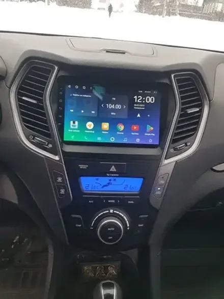 Магнитола для Hyundai Santa Fe 3 2012-2018 (отдельный экран климата, без штатной КЗВ) - Teyes CC2 PLUS монитор 9" QLED на Android 10, ТОП процессор, 4Гб+64Гб, 4G SIM-слот