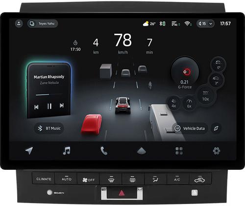 Магнитола для Toyota Land Cruiser 200 2007-2015 (штатная КЗВ или 360, рамка 10) - Teyes CC4-PRO монитор 13" 2K QLED на Android 13, Snapdragon 778G, ИИ, CarPlay, DSP, 4G SIM-слот