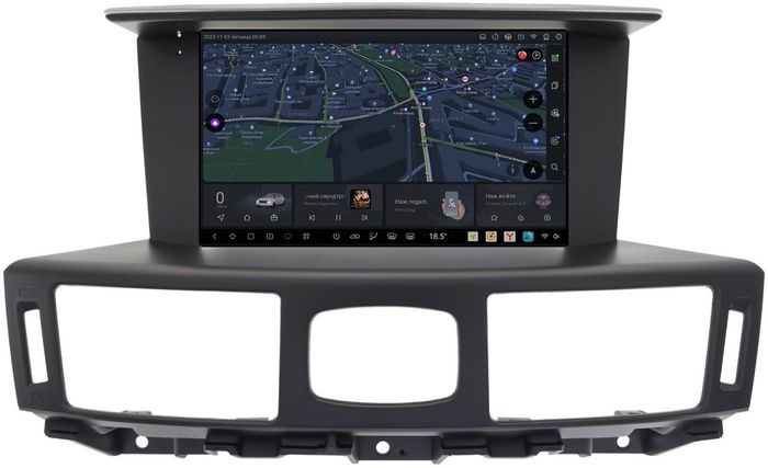 Магнитола для Infiniti Q70, M25, M37 (поддержка Bose и 360) - Kuberg SF-9100 (рамка 9") QLed+2K, Android 13, UIS7870 (DUDU7), CarPlay, SIM-слот
