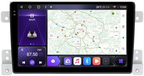 Магнитола для Suzuki Grand Vitara 2005-2016 - Kuberg OL-9624 QLed+2K, Android 12, TS10, CarPlay, 4G SIM-слот