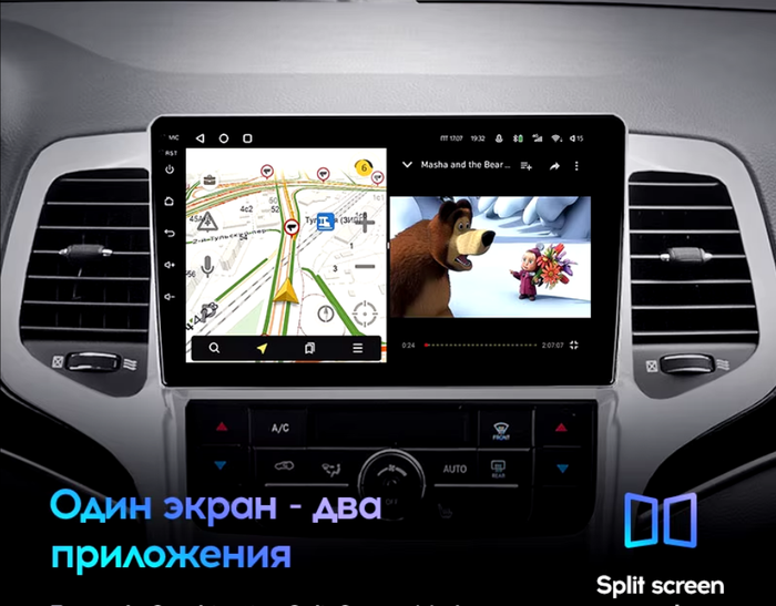 Магнитола для Jeep Grand Cherokee WK2 2010-2013 - Kuberg OL-9254 QLed, Android 12, TS10, CarPlay, 4G SIM-слот