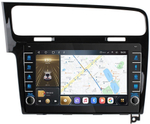 Магнитола для Volkswagen Golf 7 2012-2020 - Kuberg OL-1907 (кнопки и крутилки), Android 12, TS10, CarPlay, 4G SIM-слот