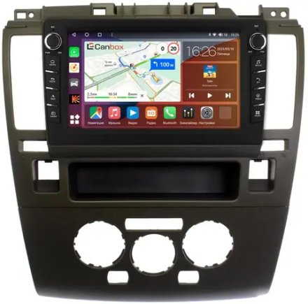 Магнитола для Nissan Tiida C11 2004-2013 (климат с круглым экранчиком) - Canbox 9-1744 Android 10, ТОП процессор, CarPlay, 4G SIM-слот
