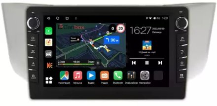 Магнитола для Toyota Harrier XU30 2003-2013, Lexus RX 2003-2009 (монохром сверху) - Canbox 9161 Android 10, ТОП процессор, CarPlay, 4G SIM-слот