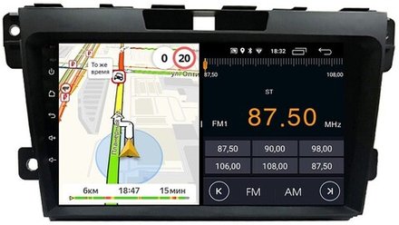 Магнитола для Mazda CX-7 2006-2012 - Parafar PF097FHD на Android 13, 8-ядер, 2Гб+32Гб, CarPlay, 4G SIM-слот