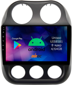 Магнитола для Jeep Compass 2011-2015 - Airok RM-2203 Android 12, 8-ядер, 4/64Гб, SIM-слот