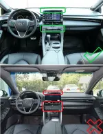 Магнитола для Toyota Avalon 5 2018-2022 (большая рамка) - FarCar S280 монитор 10.36" IPS на Android 13, CarPlay