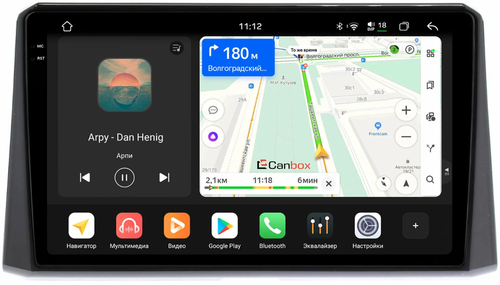 Магнитола для Toyota Corolla E210 2019-2024+, Corolla Cross - Canbox PRO-Line 1078 Android 13, 2K, 8-ядер, SIM-слот