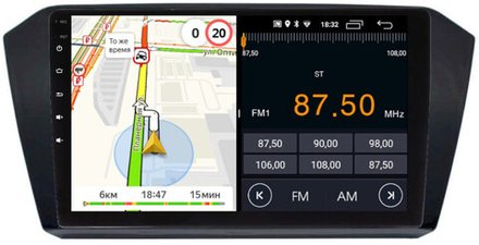 Магнитола для Volkswagen Passat 2015+ (без штатного усилителя) - Parafar PF370LUX2FHD на Android 13, 8-ядер, 2Гб+32Гб, CarPlay, 4G SIM-слот