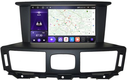 Магнитола для Infiniti Q70, M25, M37 (поддержка Bose и 360) - Kuberg SF-9100 QLed, Android 12, TS10, CarPlay, 4G SIM-слот