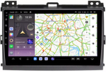 Магнитола для Toyota Land Cruiser Prado 120, Lexus GX470 (экран климата внизу) - Kuberg OL-9696 QLed, Android 13, TS20, CarPlay, SIM-слот