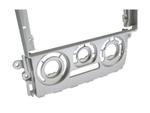 Комплект рамки с разъёмами 9" Mitsubishi Colt 6, Colt Plus 2002-2012 правый руль большая тип 2 серебро