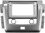Магнитола для Nissan Patrol Y62 2010-2019 (экран климата внизу) - Teyes LUX ONE ROUND монитор 12.3" 2K QLED на Android 10, CarPlay, 4G SIM-слот