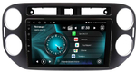Магнитола для Volkswagen Tiguan 2011-2016 (рамка черная, прямоуг. кнопка) - Vaycar VA81-0489 на Android 13, 8-ядер, 4G SIM-слот