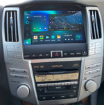 Магнитола для Toyota Harrier XU30 2003-2013, Lexus RX 2003-2009 (ШГУ цветной, рамка наверх тип 2) - Teyes CC3L монитор 9" IPS на Android 10, 8-ядер, CarPlay, 4G SIM-слот