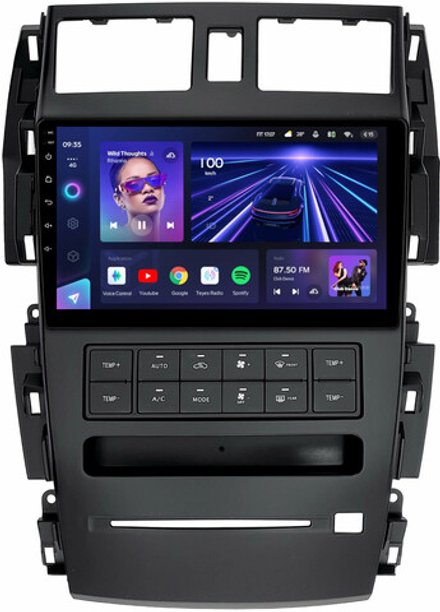 Магнитола для Nissan Teana J31 2003-2008 (большая рамка) - Teyes CC3L монитор 9" IPS на Android 10, 8-ядер, CarPlay, 4G SIM-слот