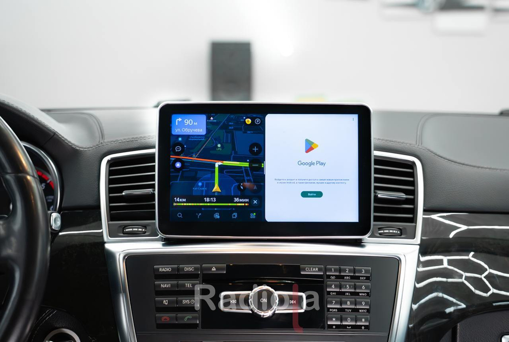 Магнитола для Mercedes-Benz ML (W166), GL (X166) 2011-2015 NTG 4.5/4.7 - RDL-7702-L монитор 9" на Android 13, 8Гб+128Гб, CarPlay, 4G SIM-слот