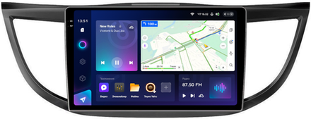 Магнитола для Honda CR-V 4 2012-2016 (большая рамка 10) - Teyes CC3-2K на Android 10, 2K QLED, ТОП процессор, CarPlay, 4G SIM-слот