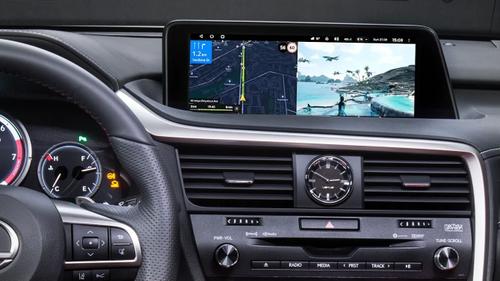 Мультимедиа блок с навигацией для Lexus RX200t, RX300, RX350, RX450h 2015-2019 AL20 (штатный 12.3" экран) - Carsys NaviBox10 на Android 10, Carplay, 4G SIM-слот, 8/128ГБ