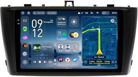 Магнитола для Toyota Avensis T270 2008-2015 (рамка черная) - Teyes CC4-PRO монитор 9.5" 2K QLED на Android 13, Snapdragon 778G, ИИ, CarPlay, DSP, 4G SIM-слот